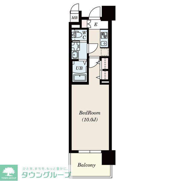 S-RESIDENCE本郷II(1K/3階)の間取り写真