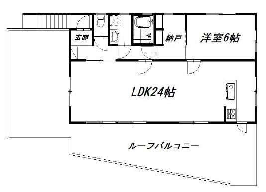 ビー・ウェル・アミティ―(1LDK/2階)の間取り写真