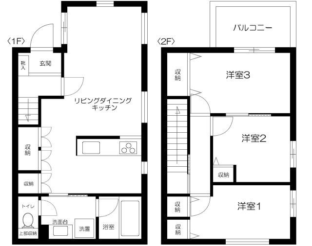 グラン南品川(3LDK/1階)の間取り写真
