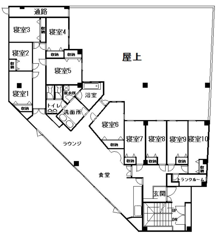 佐藤ビル(10LDK/3階)の間取り写真