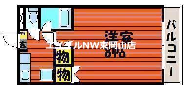 パル81(1K/3階)の間取り写真