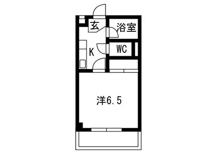 メゾン呼続(ワンルーム/3階)の間取り写真