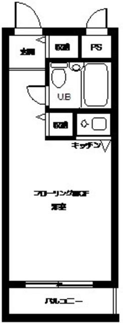 日興パレス池袋PART2(ワンルーム/2階)の間取り写真