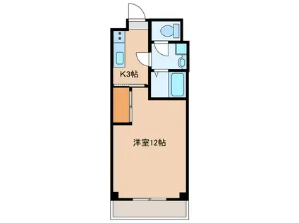 J・PLAZ(1K/3階)の間取り写真