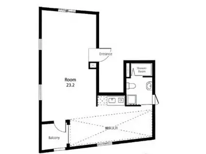 LAPIS(ワンルーム/7階)の間取り写真