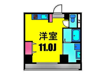 LIBERTY大通公園(ワンルーム/9階)の間取り写真