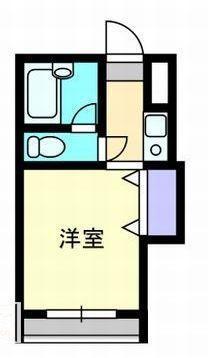 LA・FLEUR I(1K/1階)の間取り写真