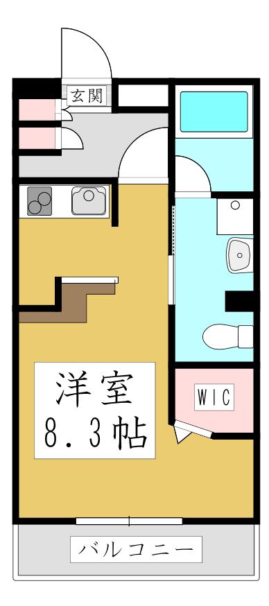 ZCO並木ビル2ND(ワンルーム/2階)の間取り写真