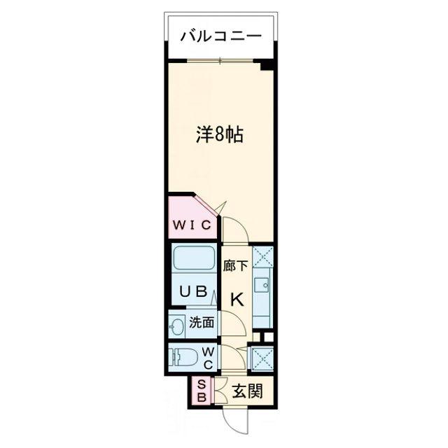 ミラージュパレス大阪ドームPROSPER(1K/11階)の間取り写真