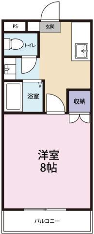 セ・ミュー川内(1K/3階)の間取り写真