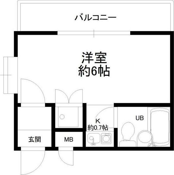 日興パレス目白(1K/1階)の間取り写真