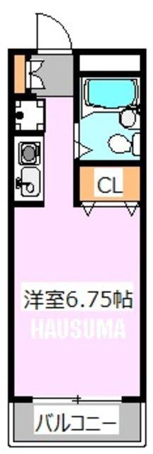 第3大野ビル サダサンズ(ワンルーム/7階)の間取り写真