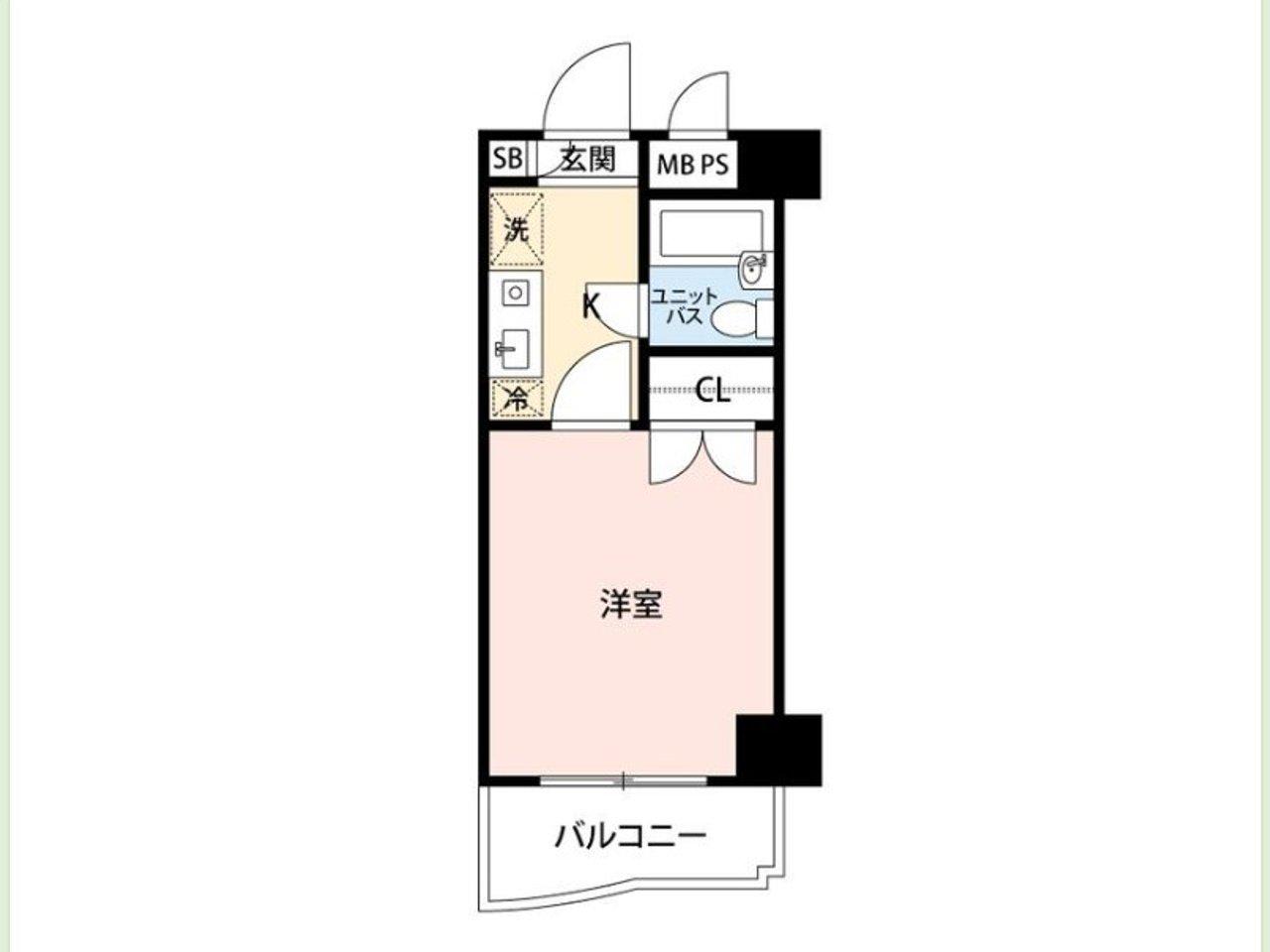 マイナビSTAYパレス八幡山(1K/3階)の間取り写真