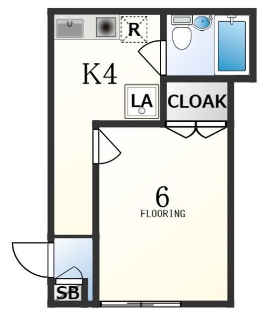 MA MAISON(1K/1階)の間取り写真
