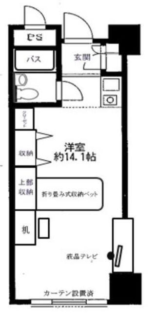 メゾン大塚(ワンルーム/6階)の間取り写真