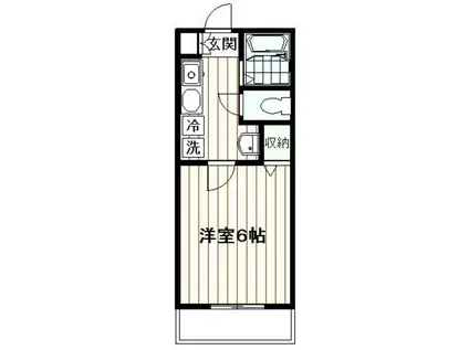 ソニアトーレ(1K/1階)の間取り写真