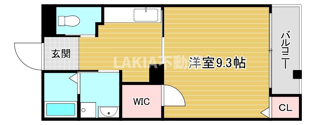 コーポエビス(1K/2階)の間取り写真