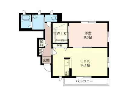 ブエノ・ラ・ラミレット(1LDK/1階)の間取り写真