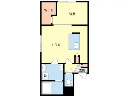 E-HORIZON宮の沢(1LDK/2階)の間取り写真