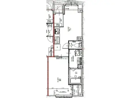 ブルースカイマンション諏訪栄町(1DK/1階)の間取り写真