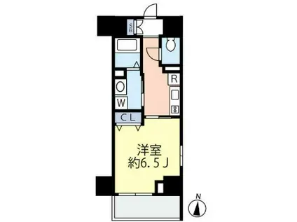 グランヴァン住吉駅前(1K/11階)の間取り写真