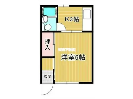 Yレジデンスさやん(1K/1階)の間取り写真