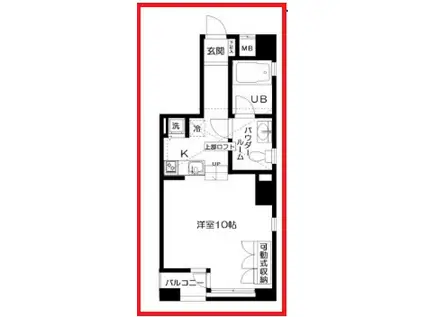 エーピーティープラムコート(ワンルーム/2階)の間取り写真