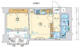 ファーストフィオーレ阿波座アクア(1LDK/7階)の間取り写真