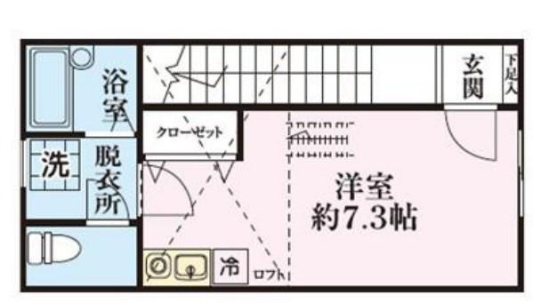 スカイレジデンス向島(ワンルーム/2階)の間取り写真