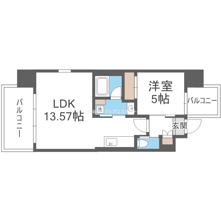 プレジオ御幣島ASIAN(1LDK/10階)の間取り写真