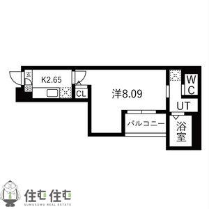 JACK JOSUII(1K/3階)の間取り写真