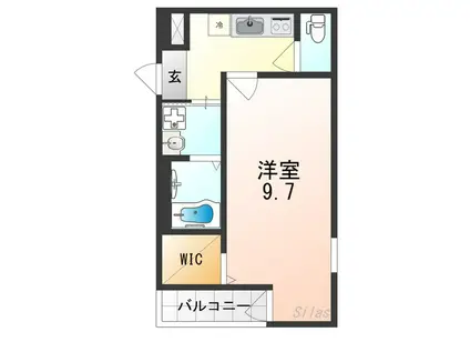 フジパレス堺中長尾III番館(1K/1階)の間取り写真