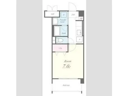 フェアリーメゾン浜(1K/3階)の間取り写真