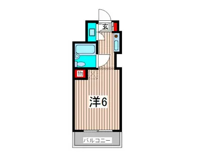 トップ西川口第3(1K/3階)の間取り写真