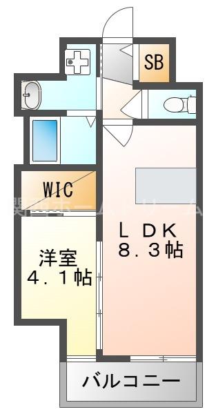 アドバンス北大阪アルタノ(1LDK/3階)の間取り写真