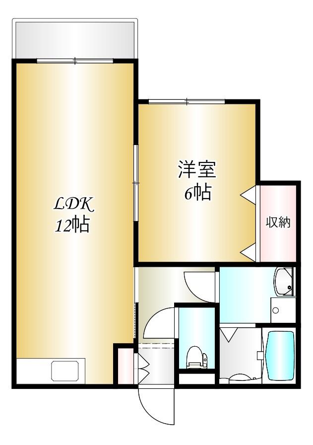 ドルチェ大森(1LDK/2階)の間取り写真