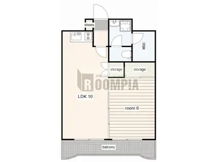 エピセル21(1LDK/5階)の間取り写真