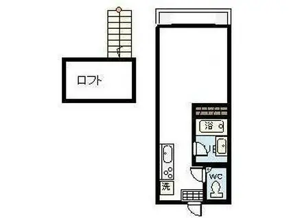 サンヴェール神宮(ワンルーム/2階)の間取り写真