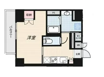 サーフアイランドサンセバスチャン(1K/7階)の間取り写真