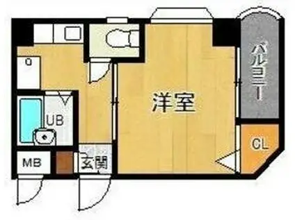 ベルソレイユB(2LDK/2階)の間取り写真