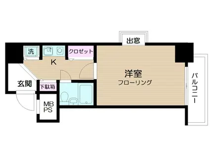 日神パレステージ吉祥寺(1K/6階)の間取り写真