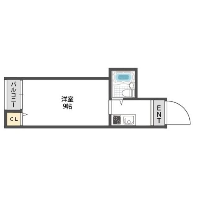 サンスリーハイツ瑞光(ワンルーム/5階)の間取り写真