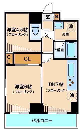WILLDO大塚(1SDK/3階)の間取り写真