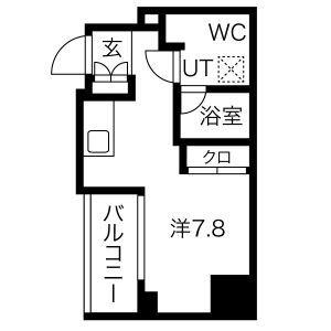 エルフォルテ五反田(ワンルーム/10階)の間取り写真
