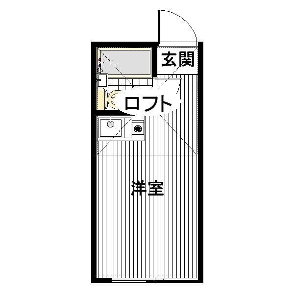 ソーニャ(ワンルーム/1階)の間取り写真