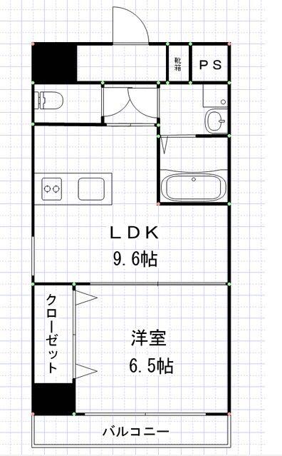 LA BRISE DOUCE(1LDK/5階)の間取り写真