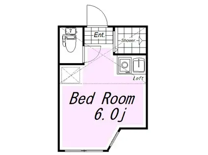 ユナイト安針ブランピア(ワンルーム/2階)の間取り写真