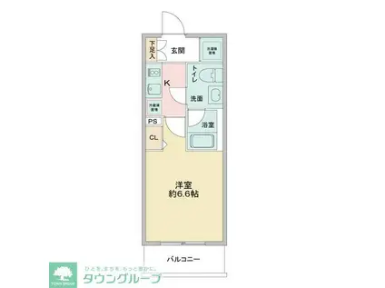 LA DOUCEURお花茶屋II(1K/3階)の間取り写真