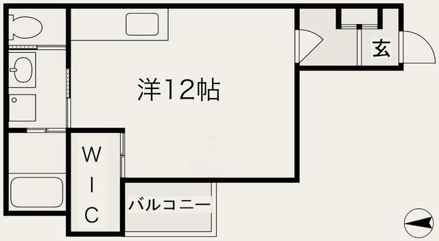 ノアール リシェ(ワンルーム/4階)の間取り写真