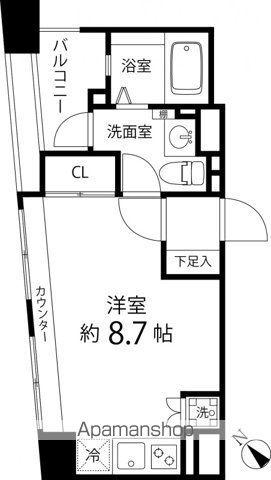 レニール本駒込(ワンルーム/9階)の間取り写真